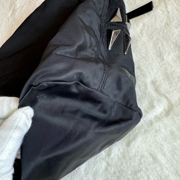 100% Authentic GIVENCHY Nylon and Leather Studded Tote. - Picture 3 of 15